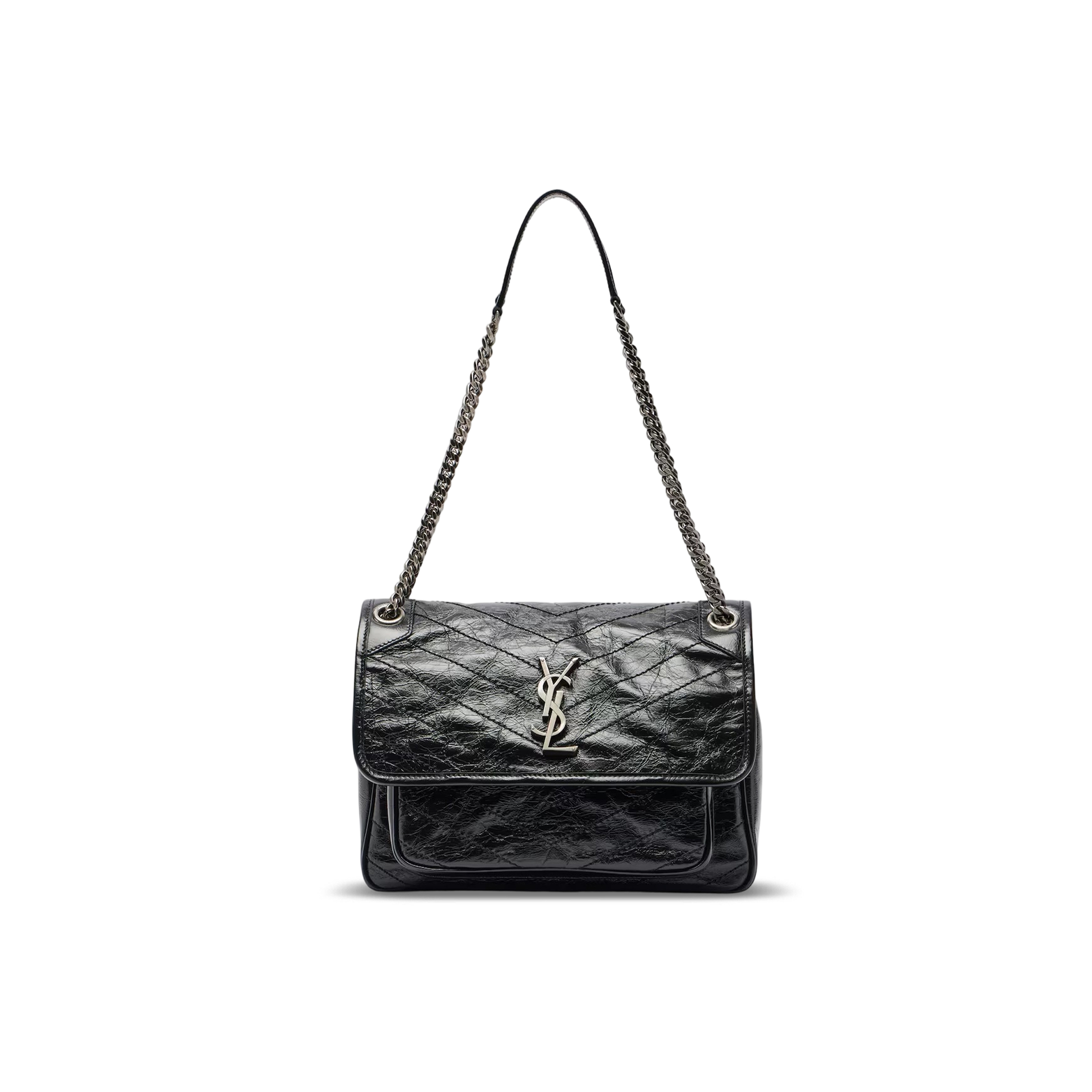 Y51 NIKI MEDIUM LEATHER SHOULDER BAG (28*20*8.5cm)